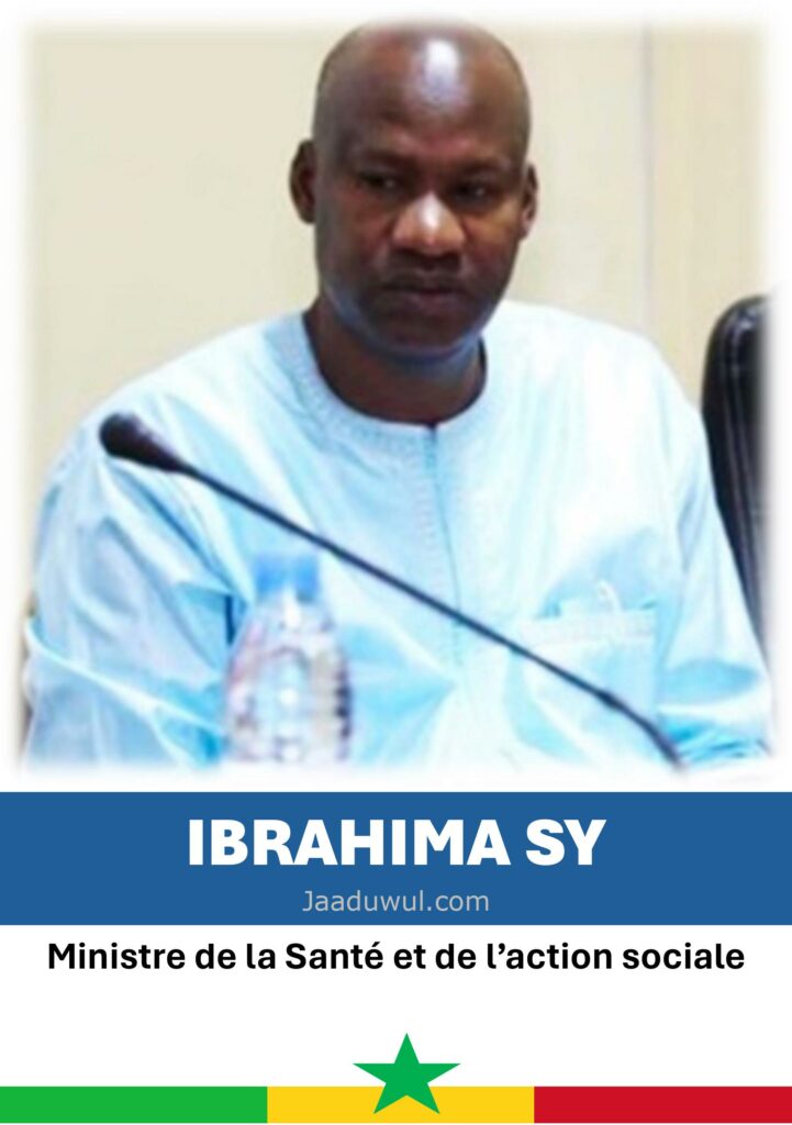 Ibrahima Sy, Ministre de la Santé et de l’action sociale