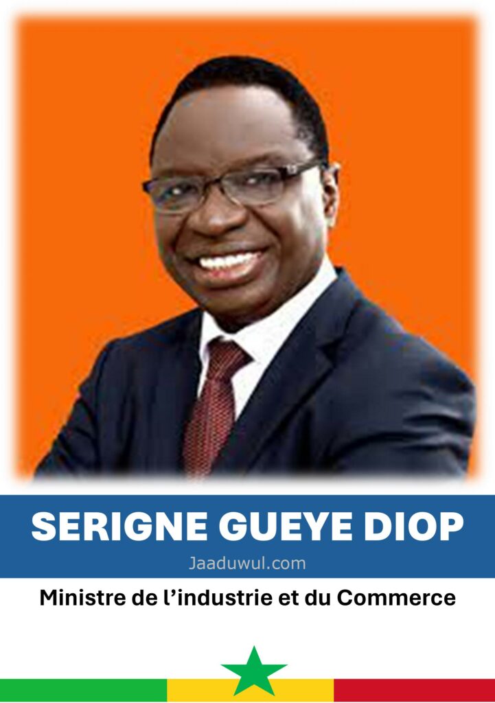 Serigne Gueye Diop, Ministre de l’industrie et du Commerce