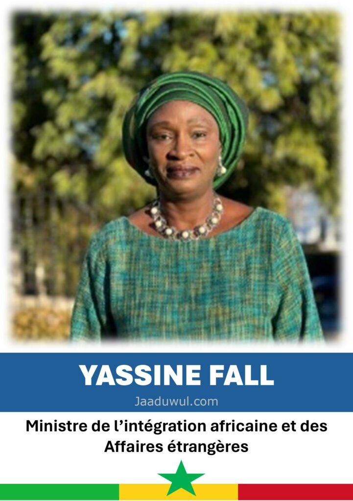 Yassine Fall, Ministre de l’intégration africaine et des Affaires étrangères